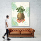 Flamingo Tropicale IV by Sue Schlabach on GIANT ART - brown tropical