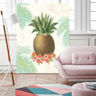 Flamingo Tropicale IV by Sue Schlabach on GIANT ART - brown tropical