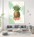 Flamingo Tropicale IV by Sue Schlabach on GIANT ART - brown tropical