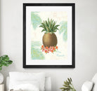 Flamingo Tropicale IV by Sue Schlabach on GIANT ART - brown tropical