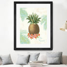 Flamingo Tropicale IV by Sue Schlabach on GIANT ART - brown tropical