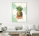 Flamingo Tropicale IV by Sue Schlabach on GIANT ART - brown tropical