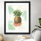 Flamingo Tropicale IV by Sue Schlabach on GIANT ART - brown tropical