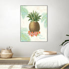 Flamingo Tropicale IV by Sue Schlabach on GIANT ART - brown tropical