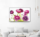 Spring Ranunculus III by Laura Marshall on GIANT ART - green floral