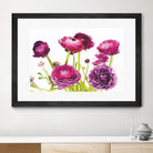 Spring Ranunculus III by Laura Marshall on GIANT ART - green floral