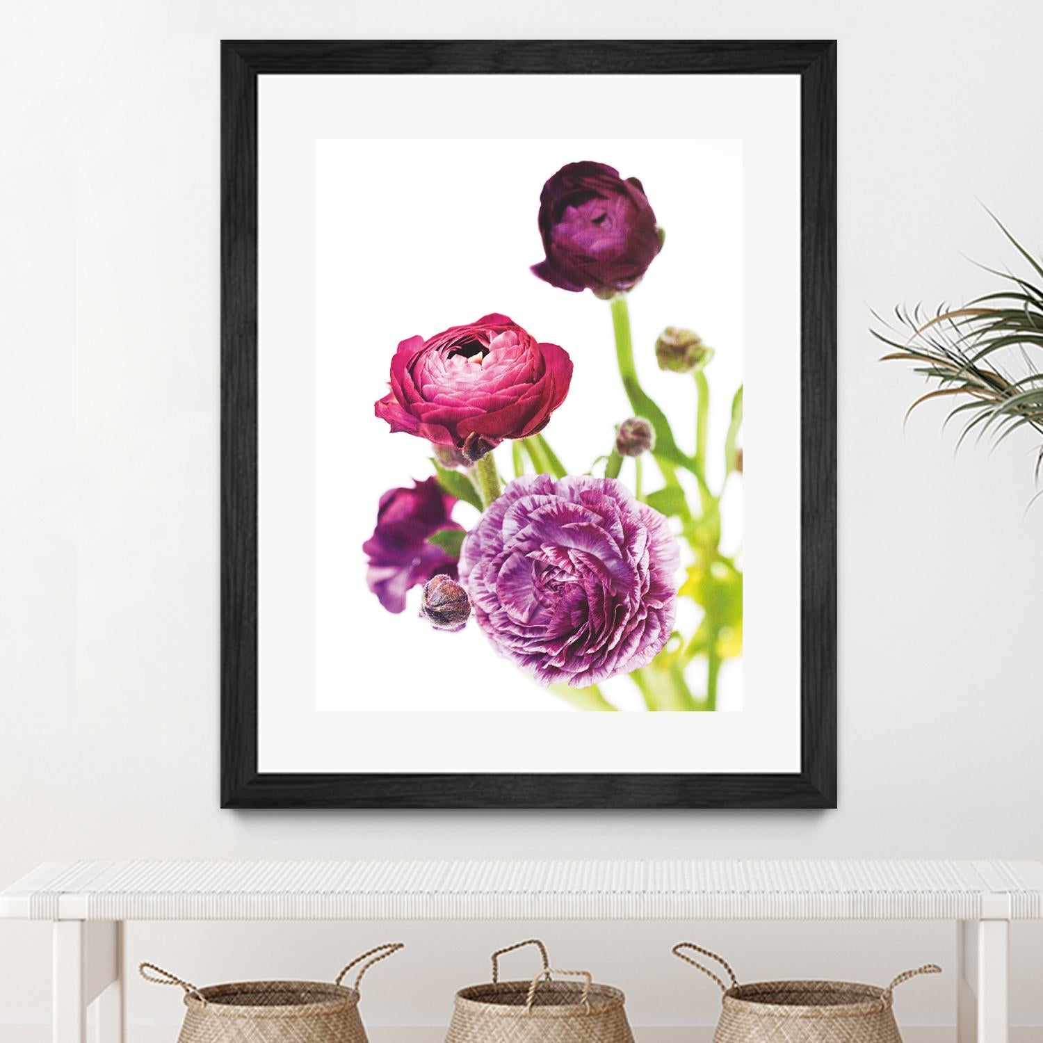 Spring Ranunculus VI by Laura Marshall on GIANT ART - green floral