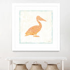 Flamingo Tropicale IX by Carol Rowan on GIANT ART - beige tropical
