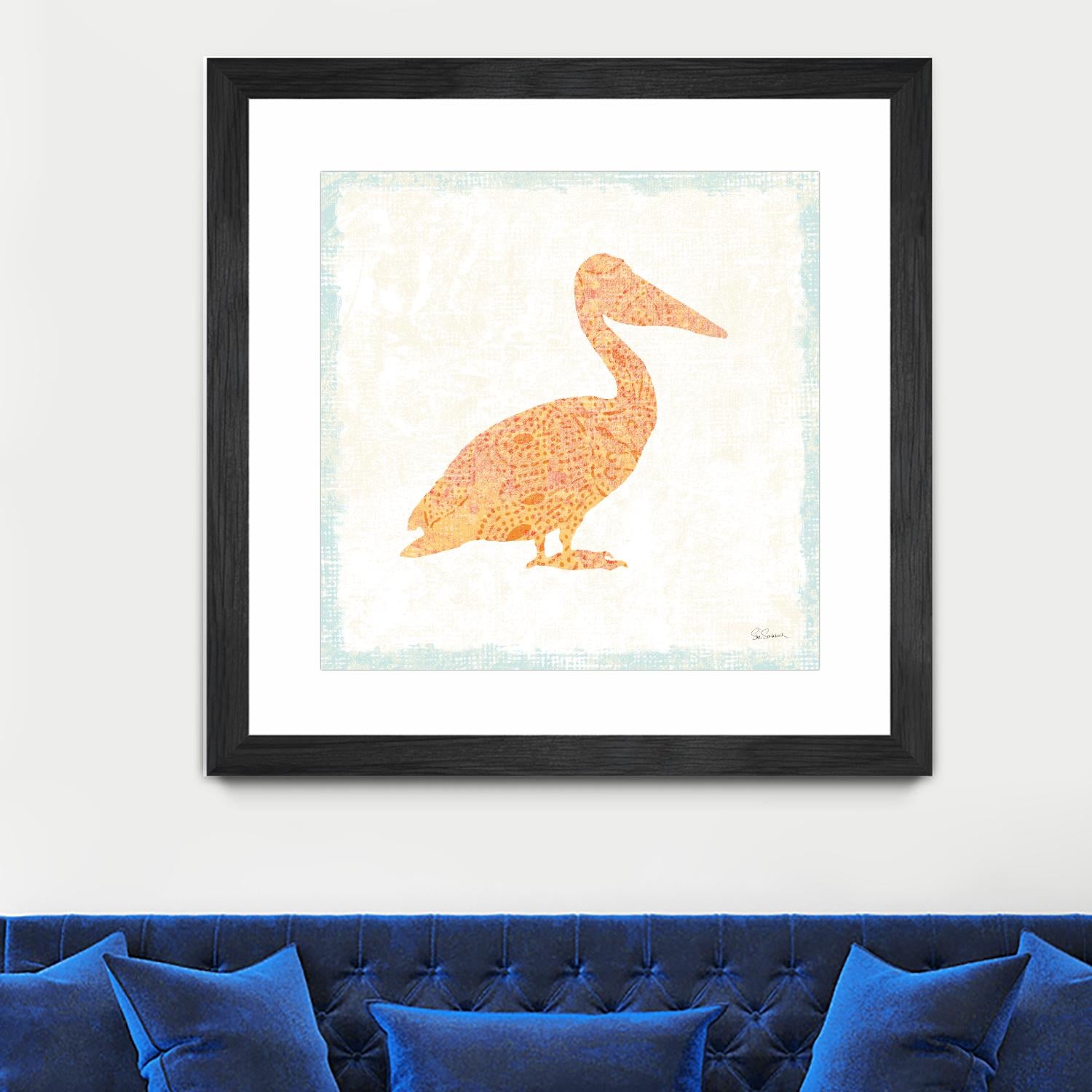 Flamingo Tropicale IX by Carol Rowan on GIANT ART - beige tropical