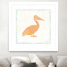Flamingo Tropicale IX by Carol Rowan on GIANT ART - beige tropical