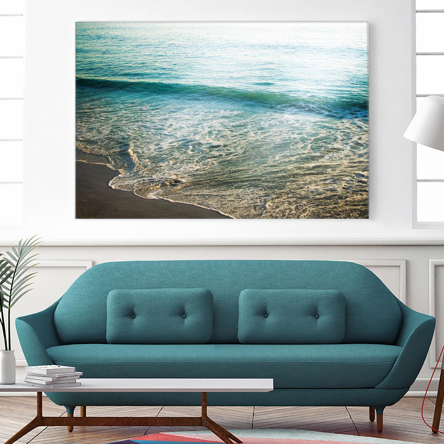 First Light I by Elizabeth Urquhart on GIANT ART - brown sea scene