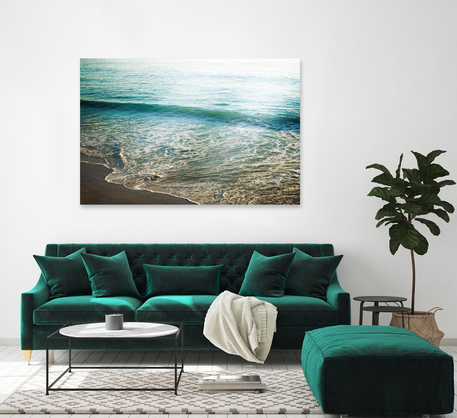 First Light I by Elizabeth Urquhart on GIANT ART - brown sea scene