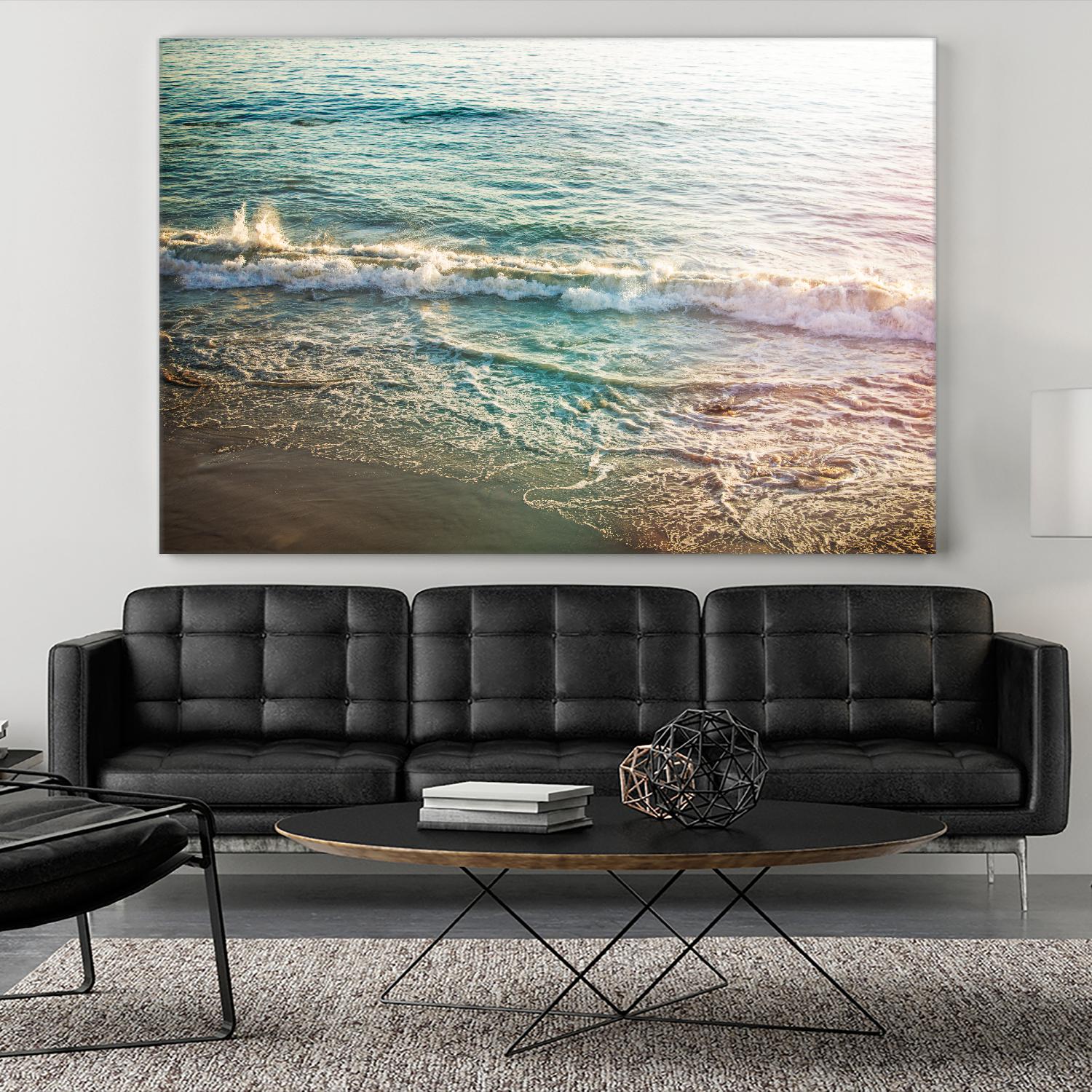 First Light II by Elizabeth Urquhart on GIANT ART - brown sea scene