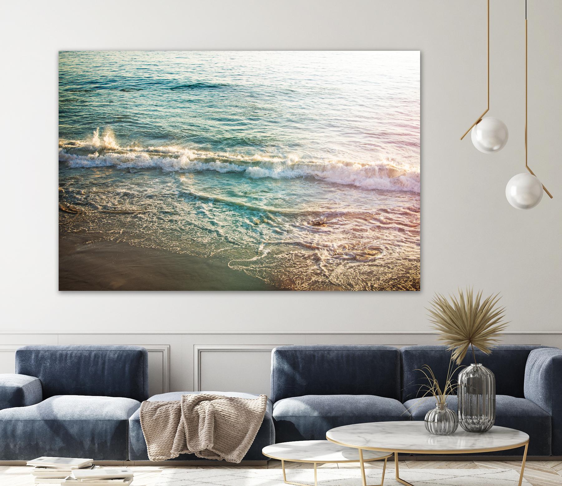 First Light II by Elizabeth Urquhart on GIANT ART - brown sea scene