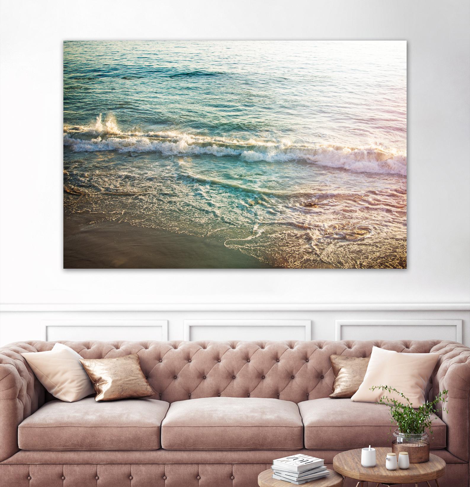 First Light II by Elizabeth Urquhart on GIANT ART - brown sea scene