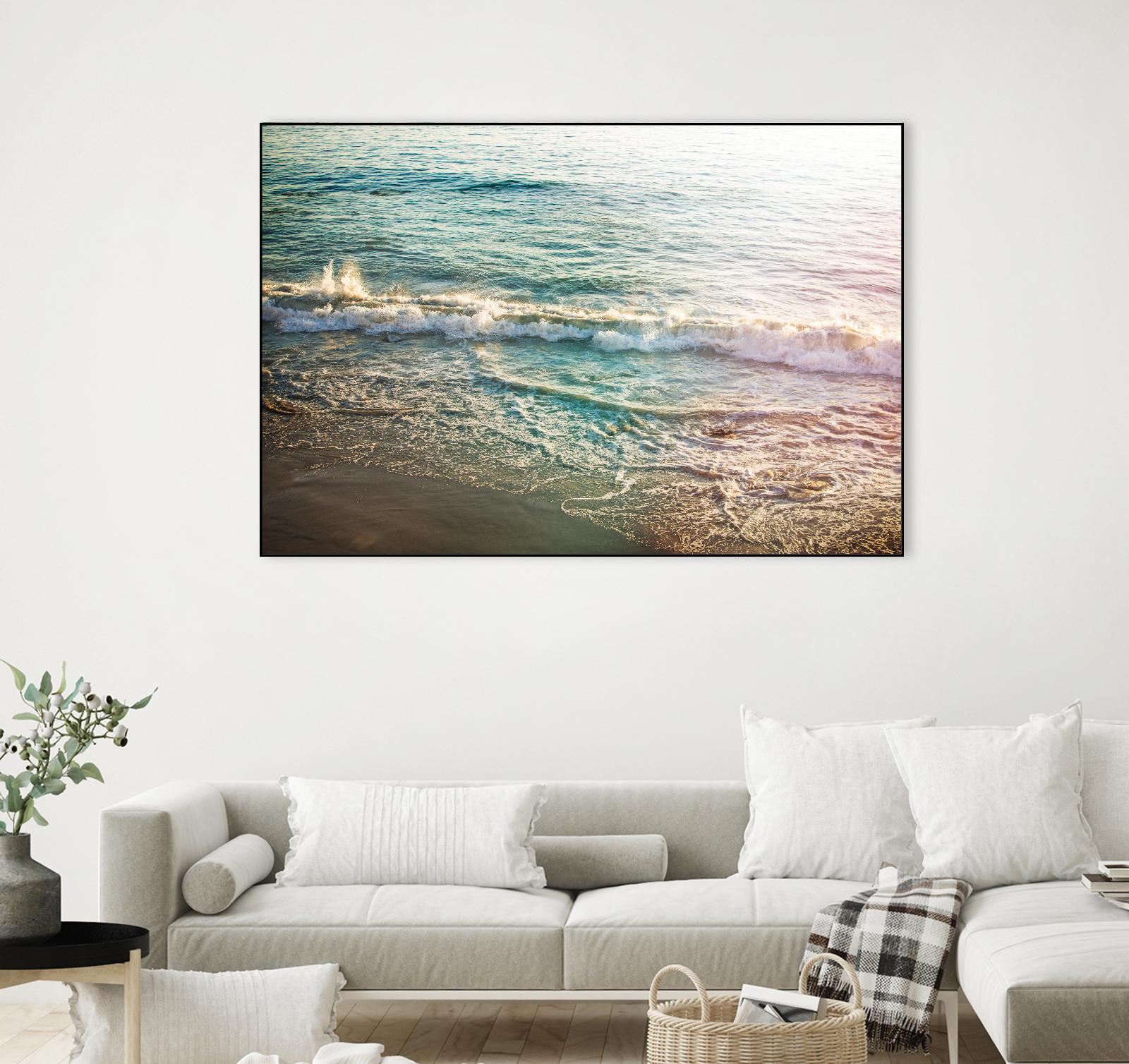 First Light II by Elizabeth Urquhart on GIANT ART - brown sea scene