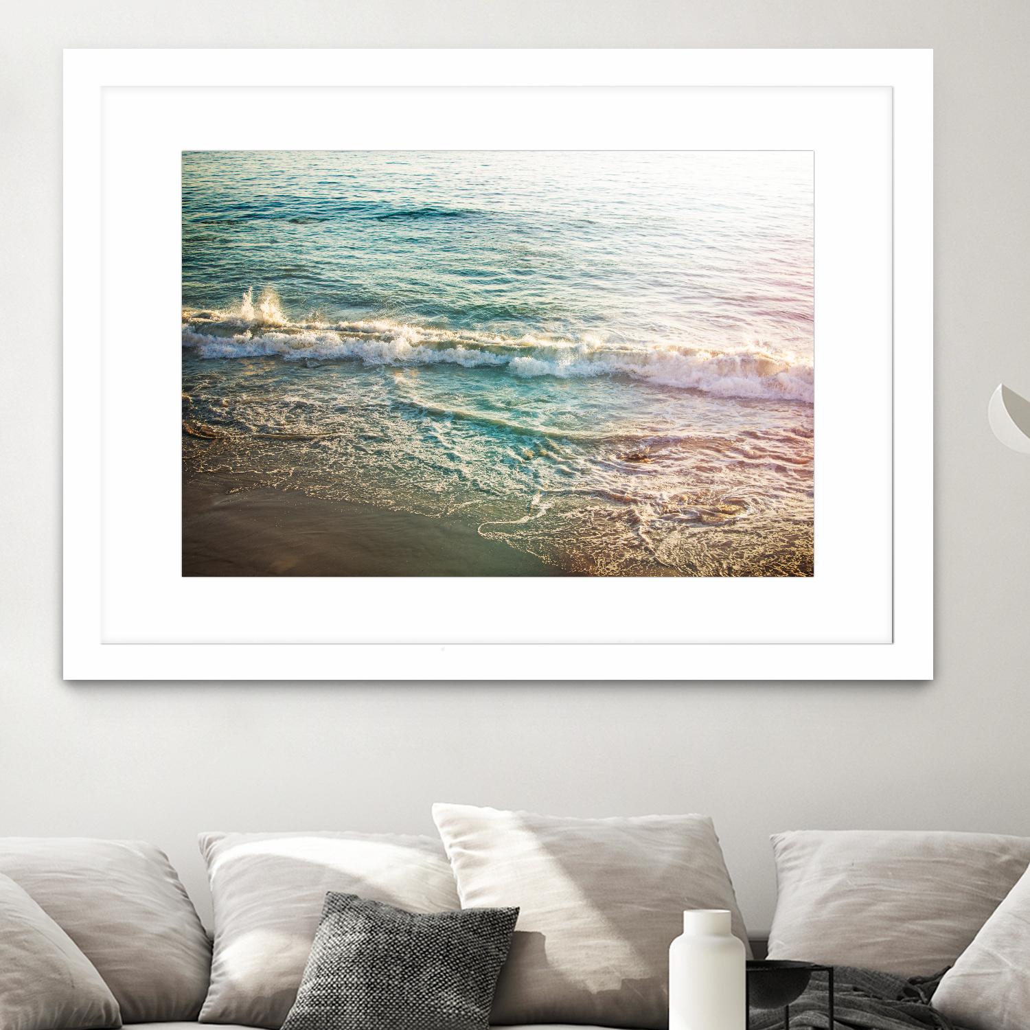 First Light II by Elizabeth Urquhart on GIANT ART - brown sea scene