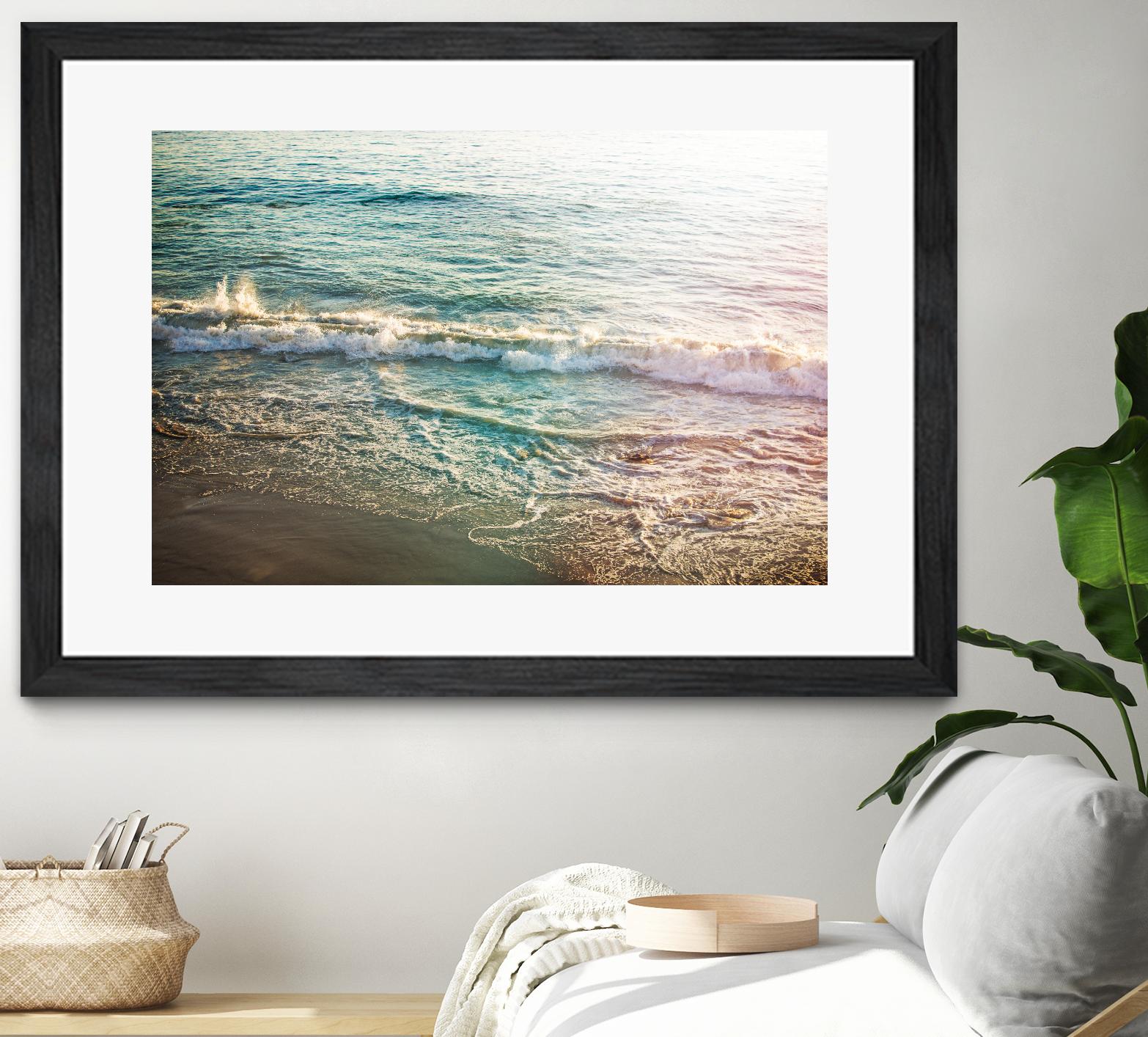 First Light II by Elizabeth Urquhart on GIANT ART - brown sea scene