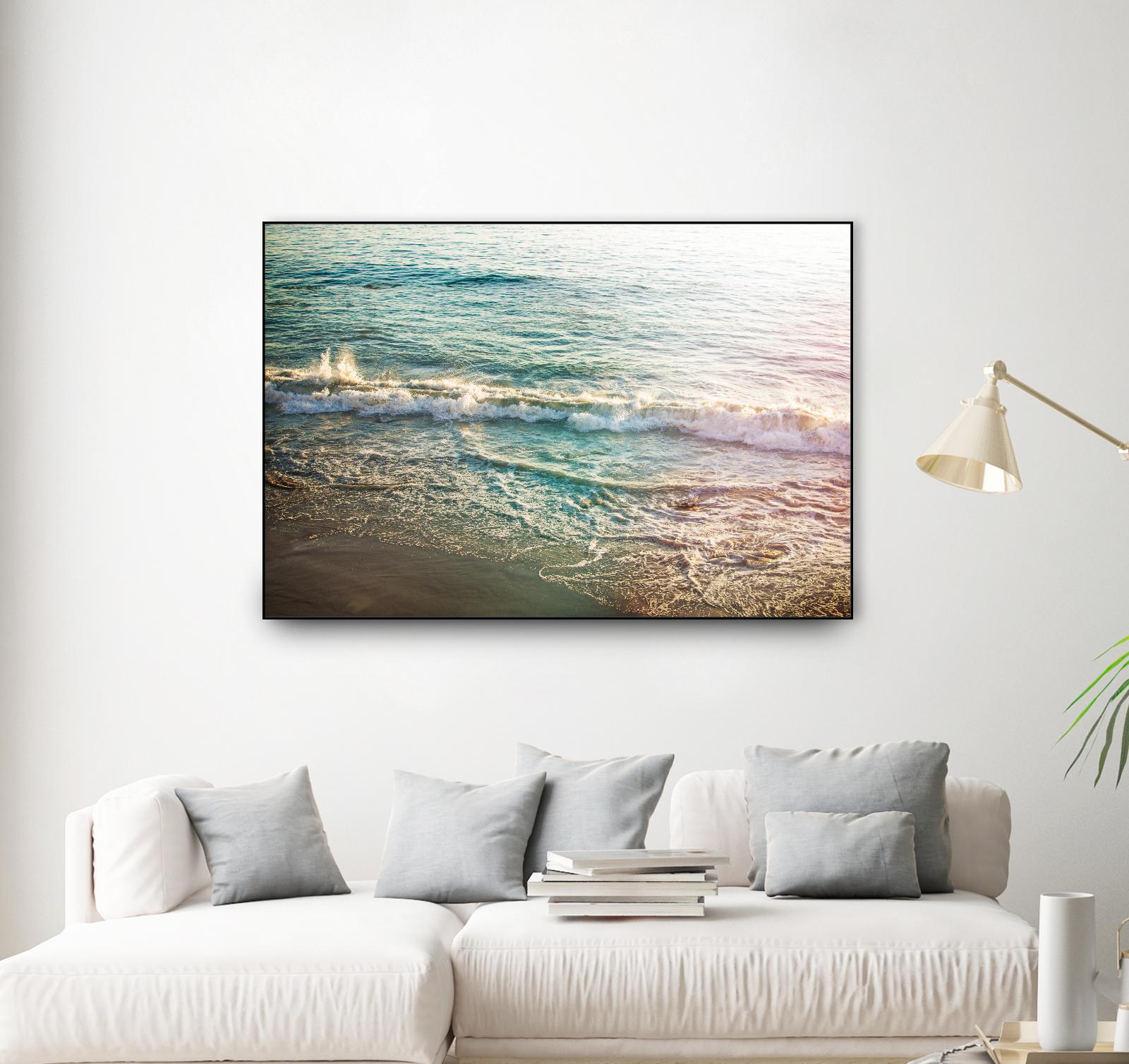 First Light II by Elizabeth Urquhart on GIANT ART - brown sea scene