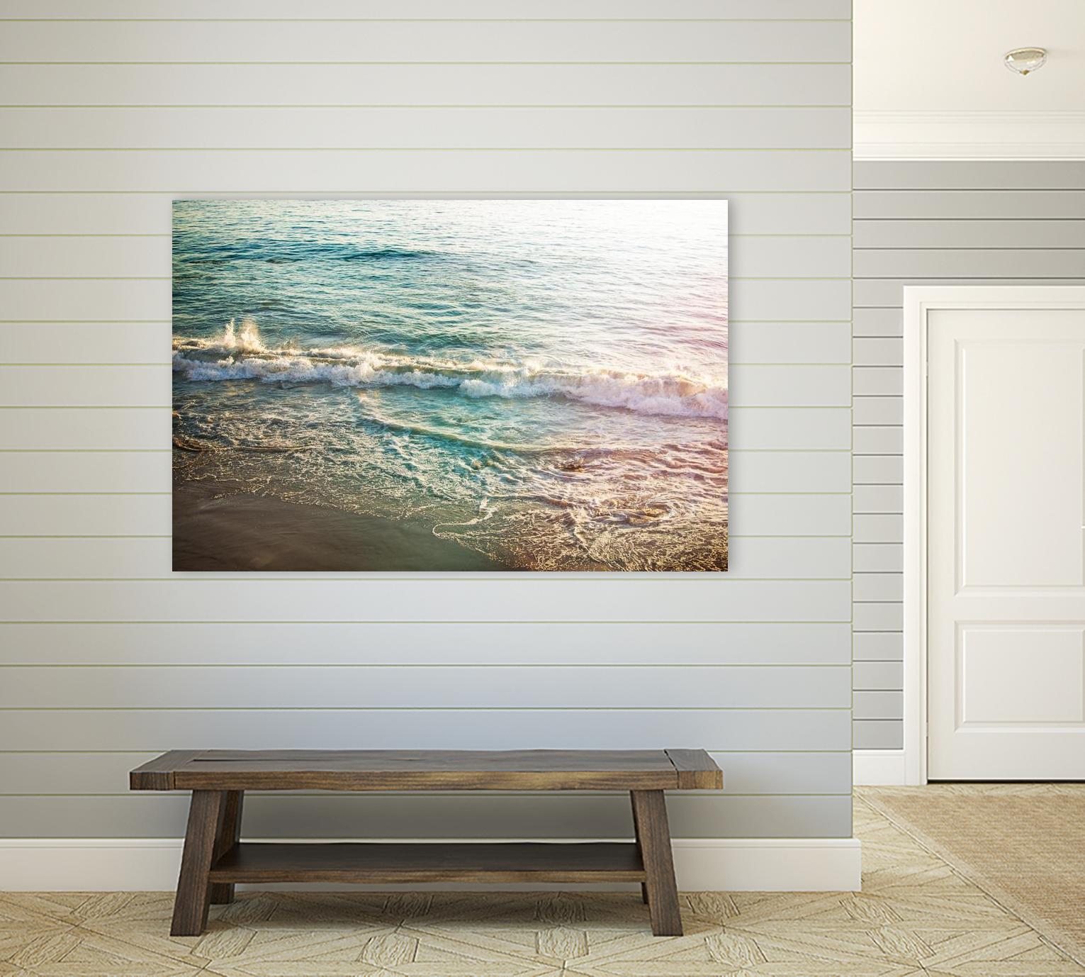 First Light II by Elizabeth Urquhart on GIANT ART - brown sea scene