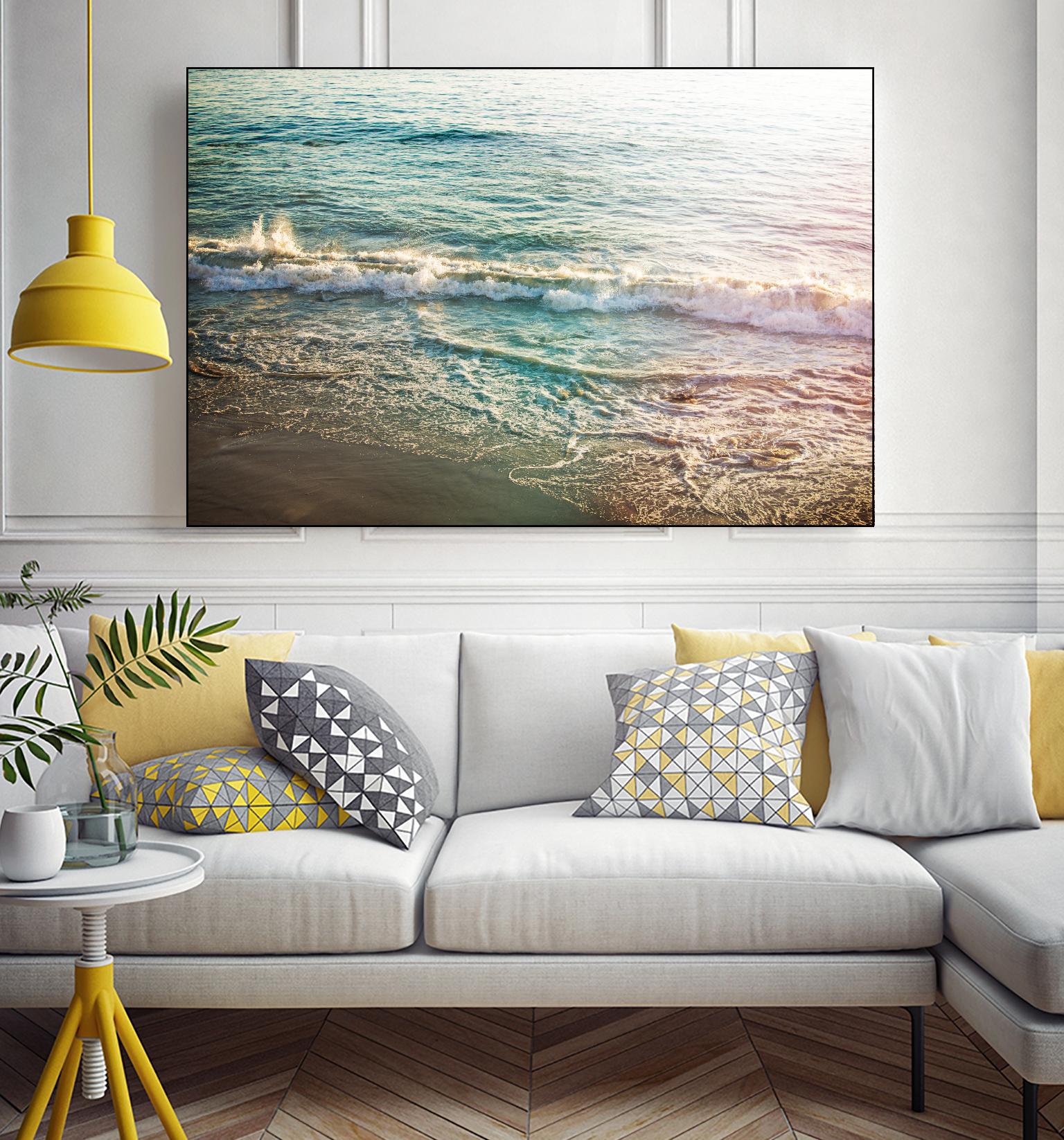 First Light II by Elizabeth Urquhart on GIANT ART - brown sea scene