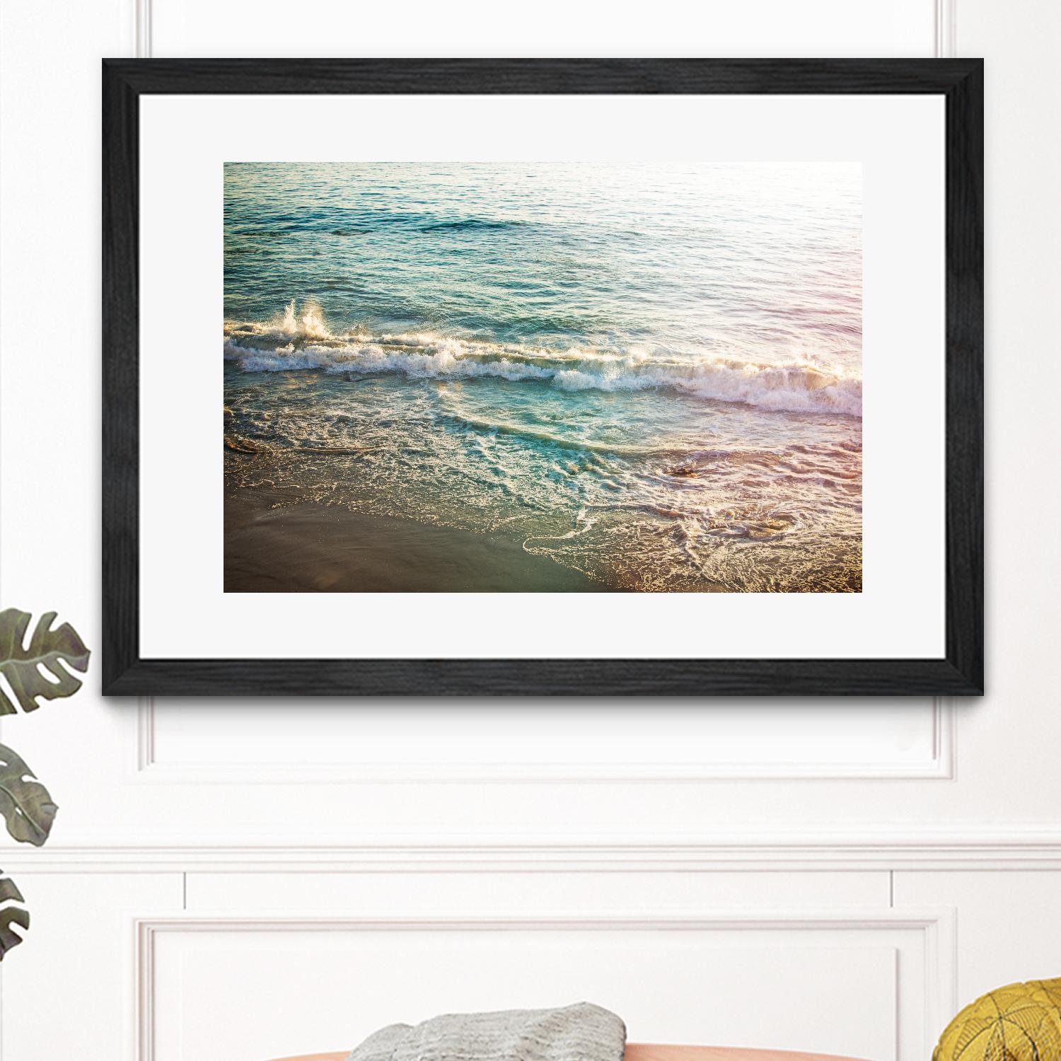 First Light II by Elizabeth Urquhart on GIANT ART - brown sea scene