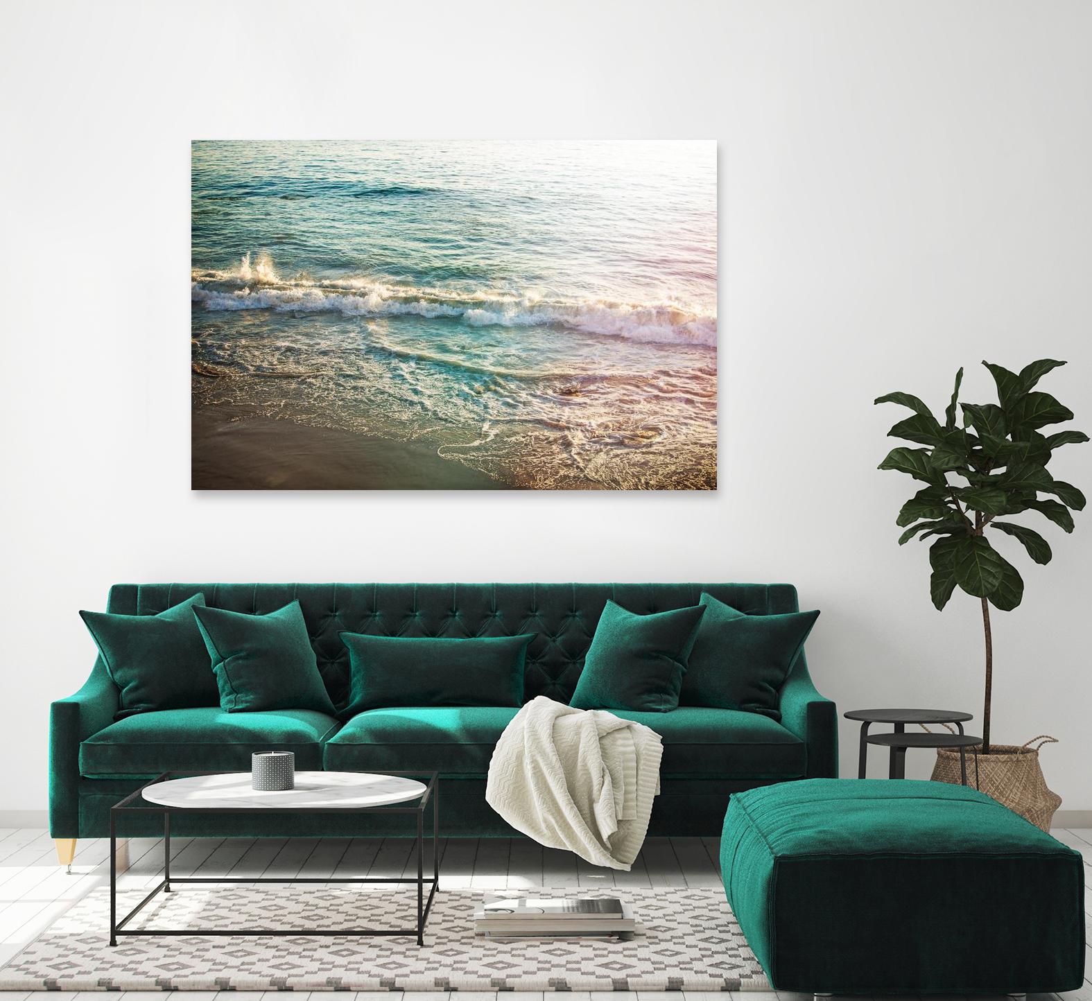 First Light II by Elizabeth Urquhart on GIANT ART - brown sea scene