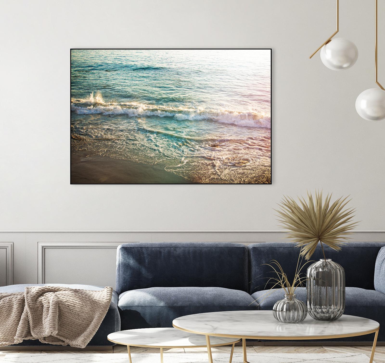 First Light II by Elizabeth Urquhart on GIANT ART - brown sea scene