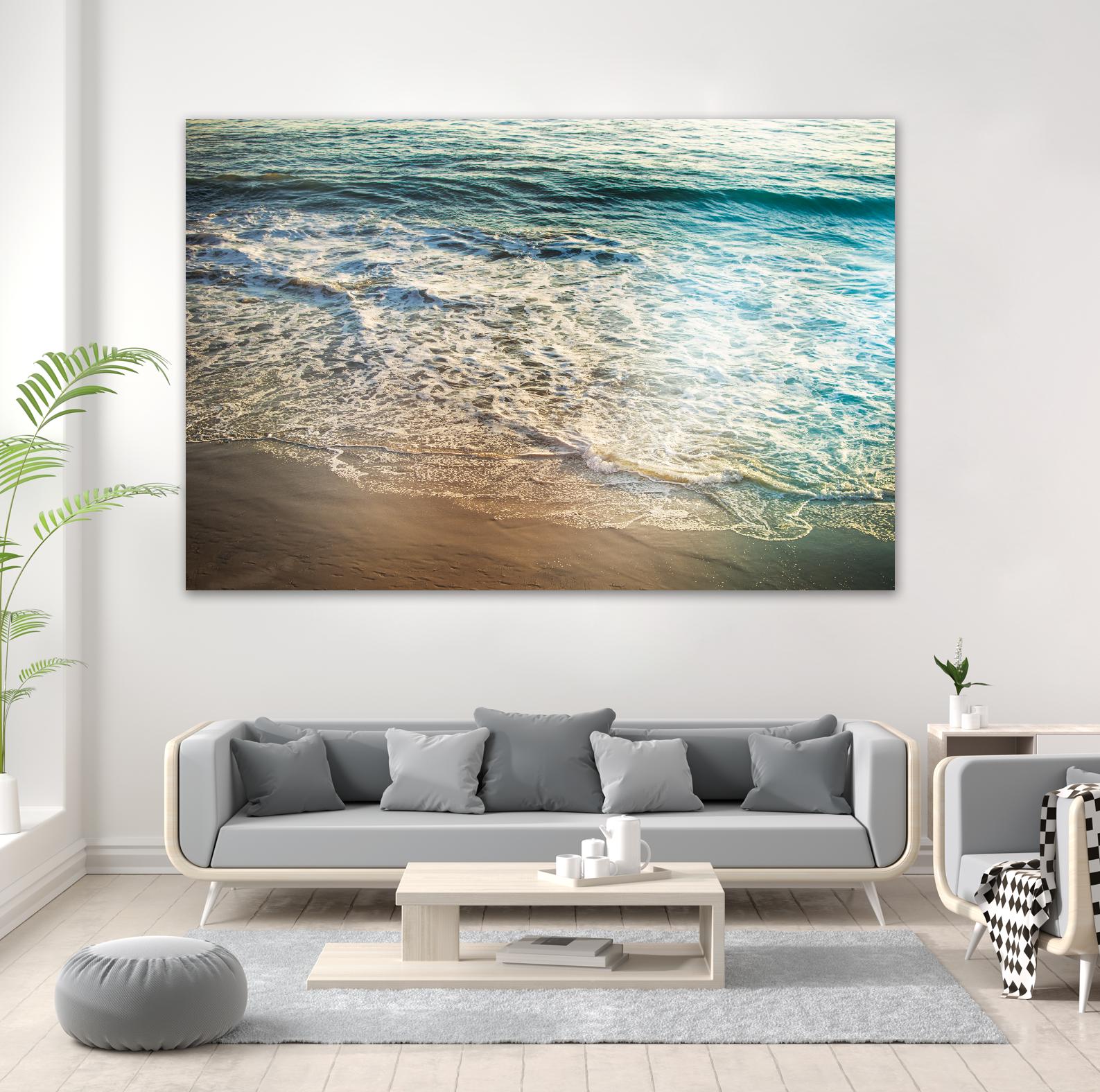 First Light III by Elizabeth Urquhart on GIANT ART - brown sea scene