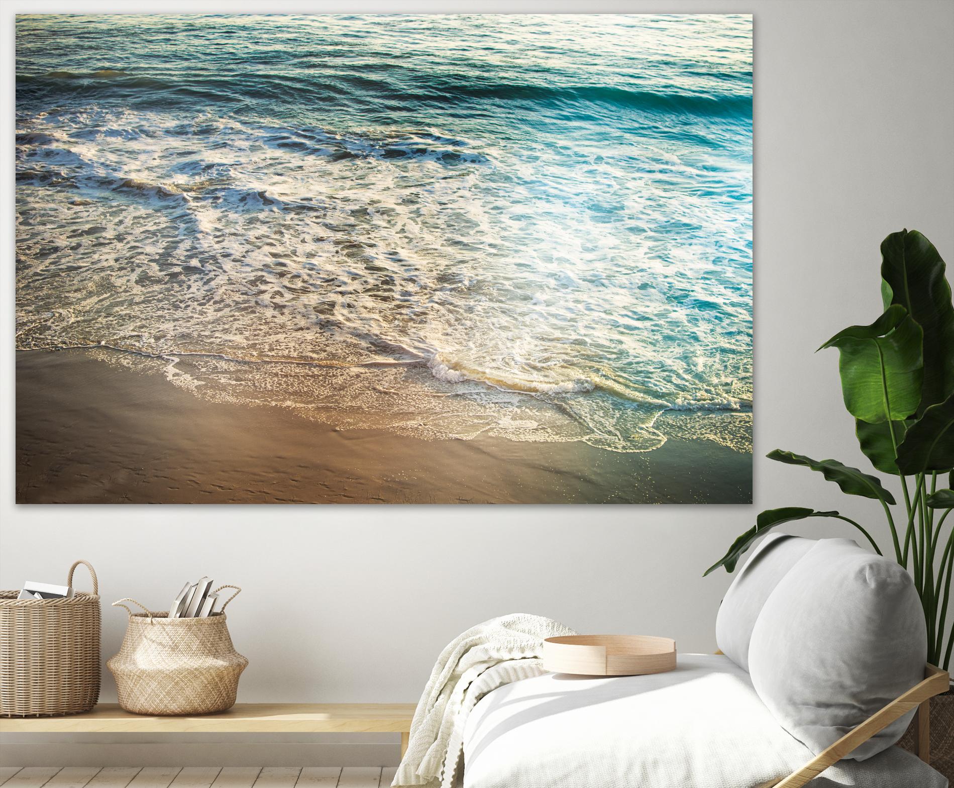 First Light III by Elizabeth Urquhart on GIANT ART - brown sea scene