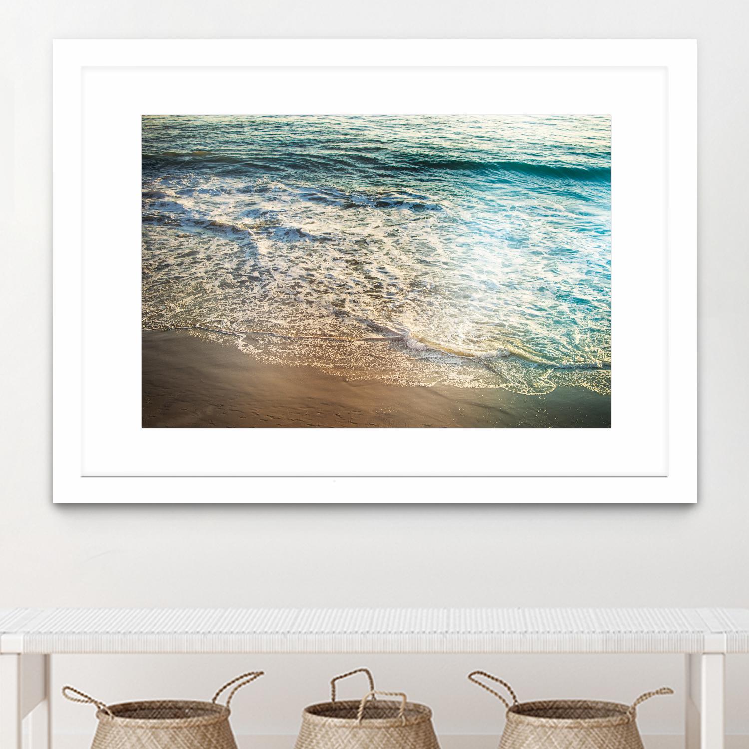 First Light III by Elizabeth Urquhart on GIANT ART - brown sea scene