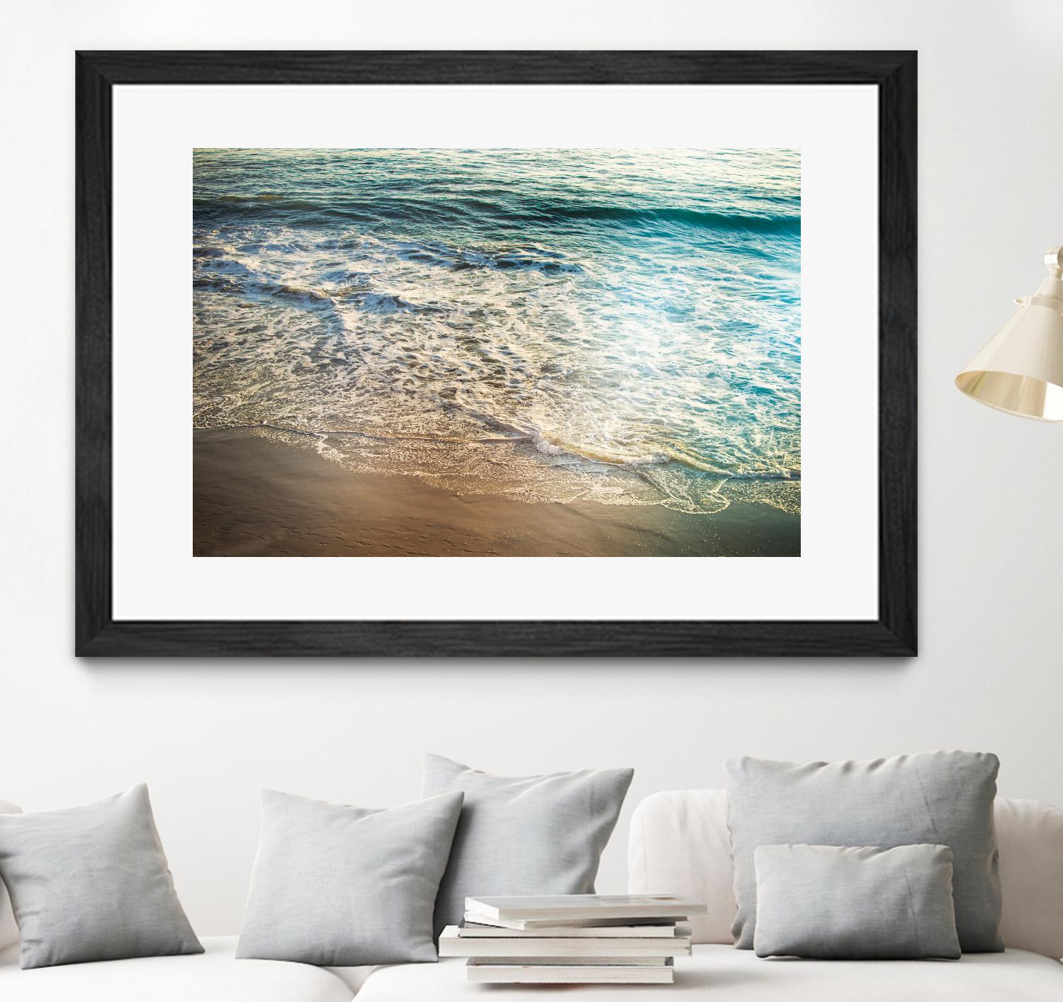 First Light III by Elizabeth Urquhart on GIANT ART - brown sea scene