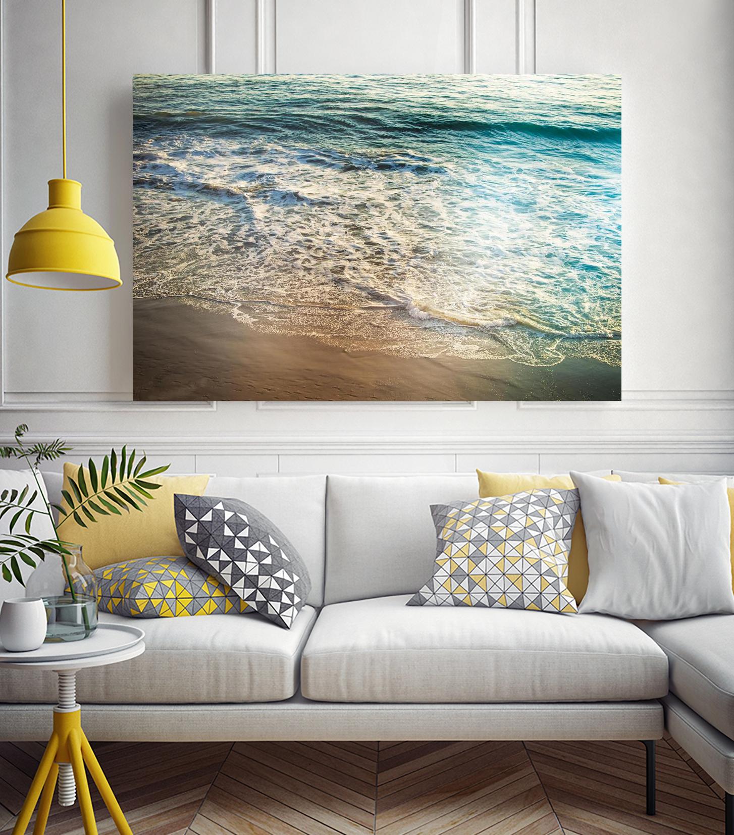 First Light III by Elizabeth Urquhart on GIANT ART - brown sea scene