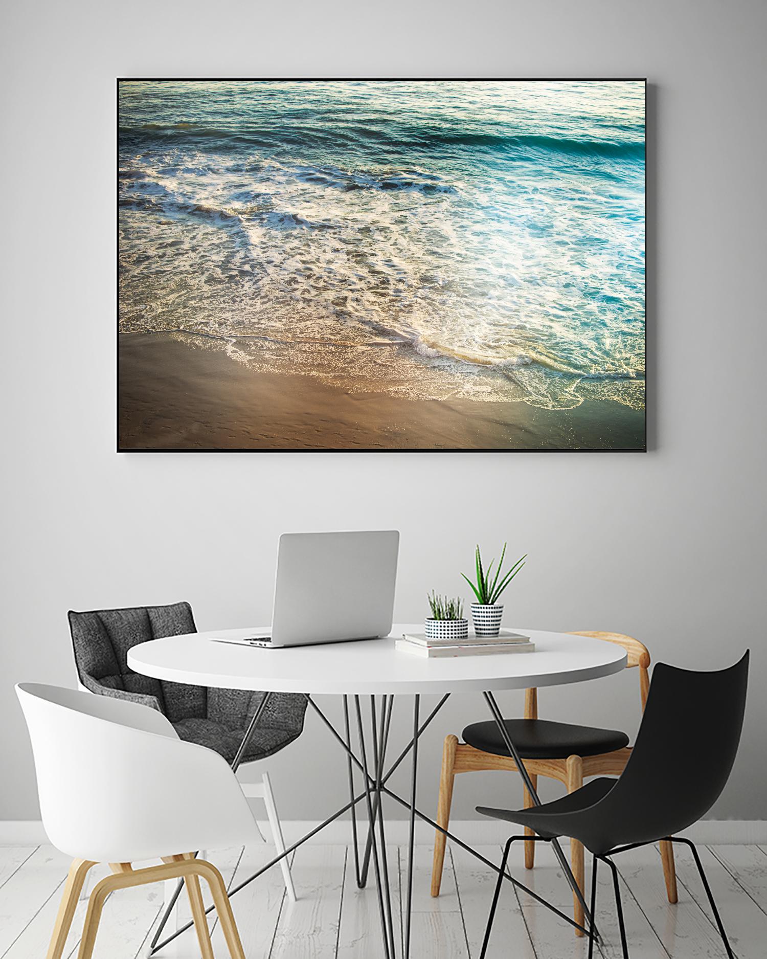 First Light III by Elizabeth Urquhart on GIANT ART - brown sea scene