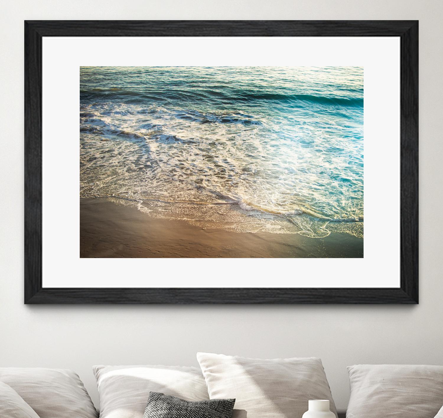 First Light III by Elizabeth Urquhart on GIANT ART - brown sea scene