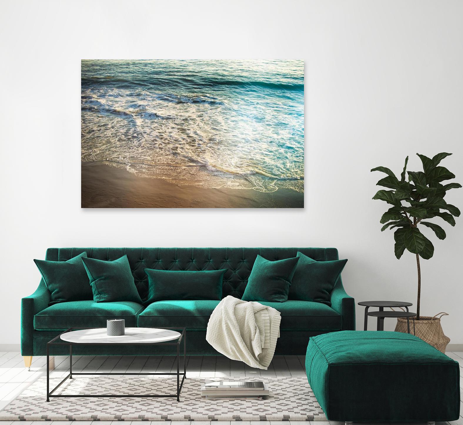 First Light III by Elizabeth Urquhart on GIANT ART - brown sea scene