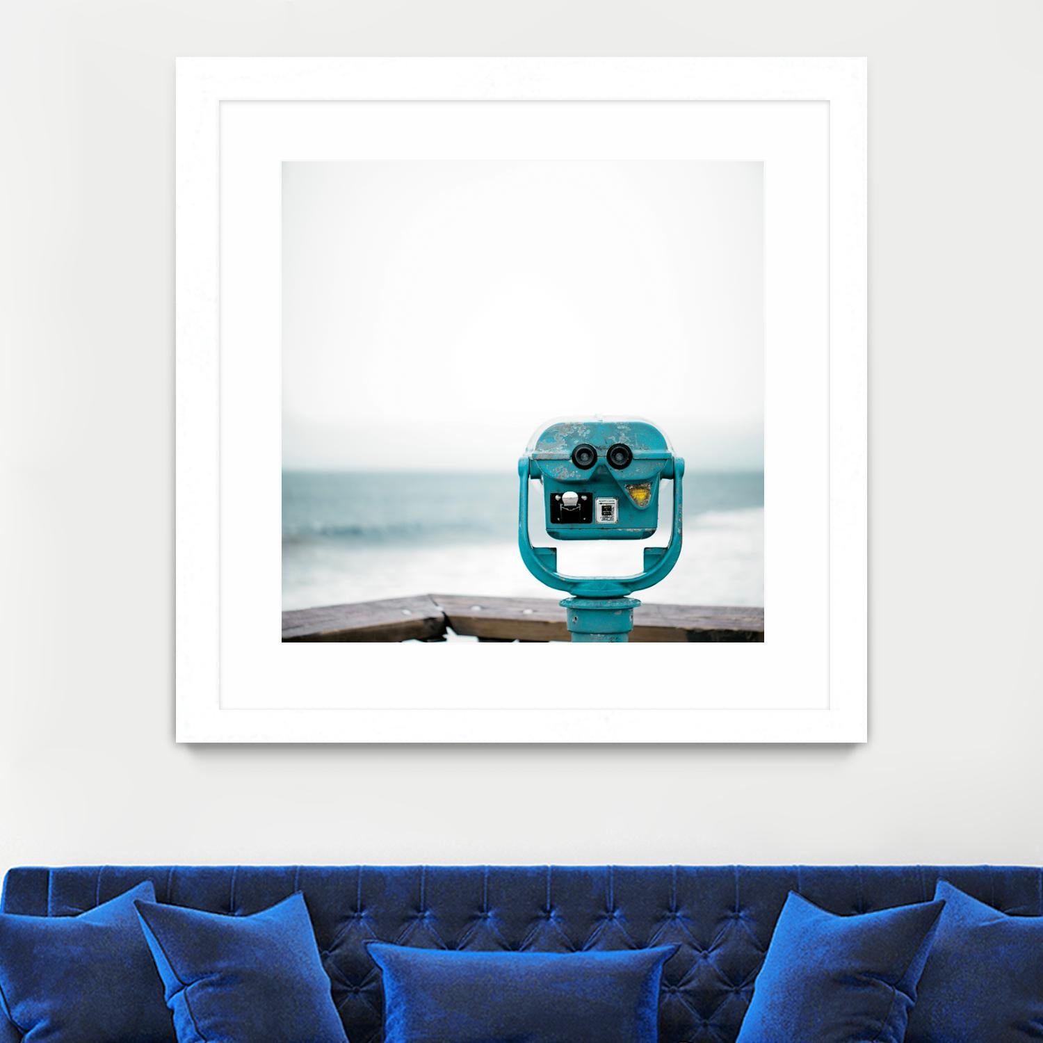 Pacific Cool I by Elizabeth Urquhart on GIANT ART - white sea scene