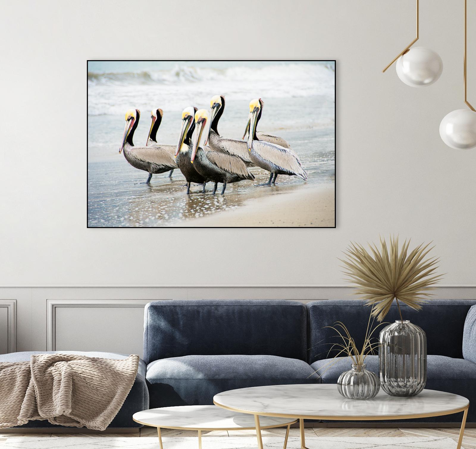 Pacific Cool IV Crop by Elizabeth Urquhart on GIANT ART - grey animals