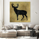 Golden Lodge I by James Wiens on GIANT ART - black animals