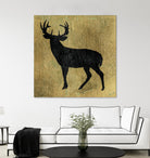 Golden Lodge I by James Wiens on GIANT ART - black animals
