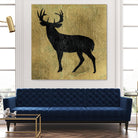 Golden Lodge I by James Wiens on GIANT ART - black animals