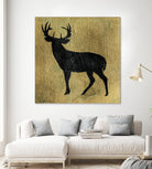 Golden Lodge I by James Wiens on GIANT ART - black animals