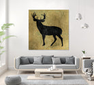 Golden Lodge I by James Wiens on GIANT ART - black animals