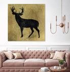 Golden Lodge I by James Wiens on GIANT ART - black animals