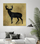 Golden Lodge I by James Wiens on GIANT ART - black animals