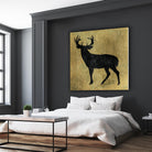 Golden Lodge I by James Wiens on GIANT ART - black animals