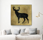 Golden Lodge I by James Wiens on GIANT ART - black animals