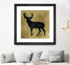 Golden Lodge I by James Wiens on GIANT ART - black animals