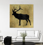 Golden Lodge IV by James Wiens on GIANT ART - black animals