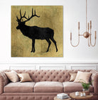 Golden Lodge IV by James Wiens on GIANT ART - black animals